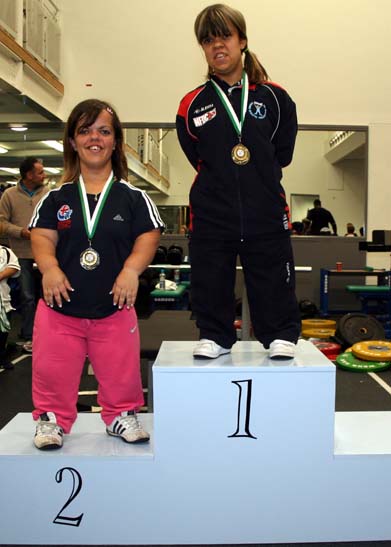 powerlifters Roxanne Luckock and Adam Alderman 