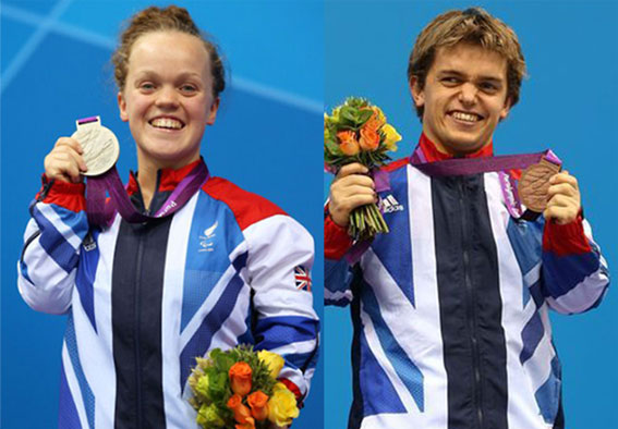 Ellie Simmonds O.B.E. and Matt Whorwood